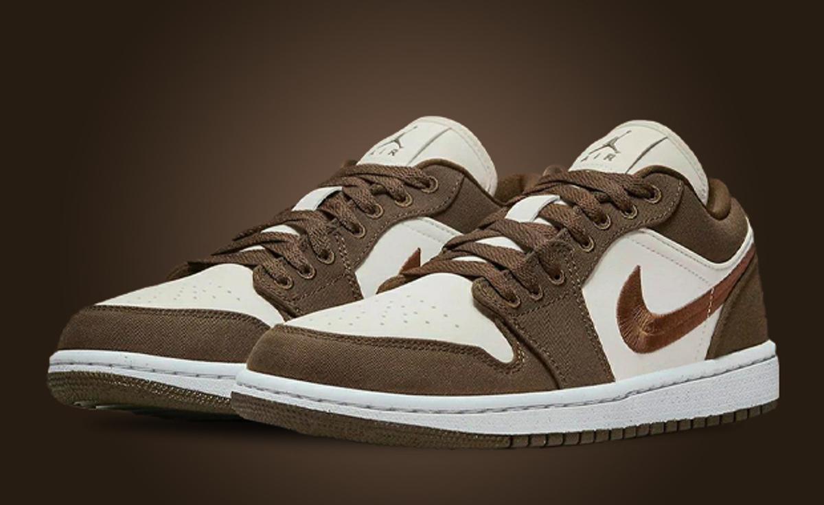This Air Jordan 1 Low Gets The Light Olive Treatment