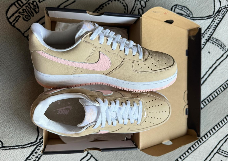 Nike Air Force 1 Low Linen (2024) Medial and Top