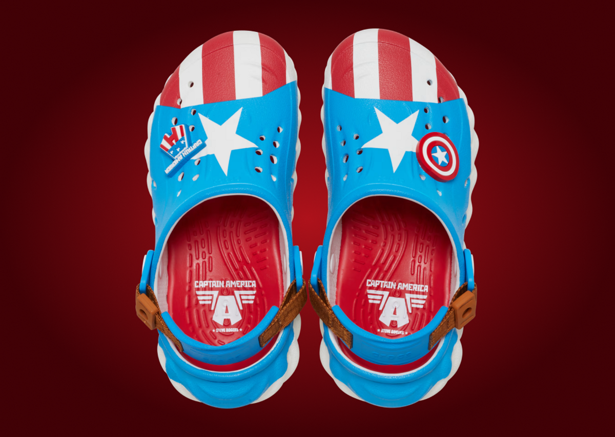 Marvel x Crocs Echo Clog Captain America Steve Rogers Top