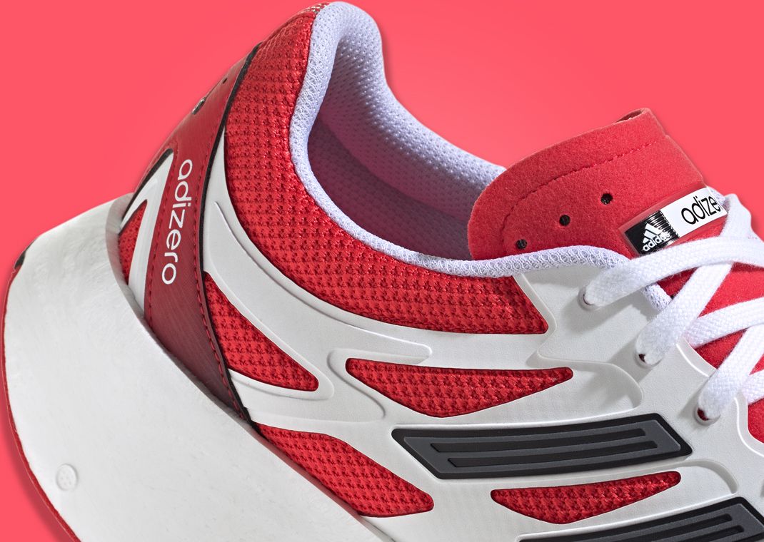 The adidas Adizero Aruku White Pure Ruby Releases October 2024