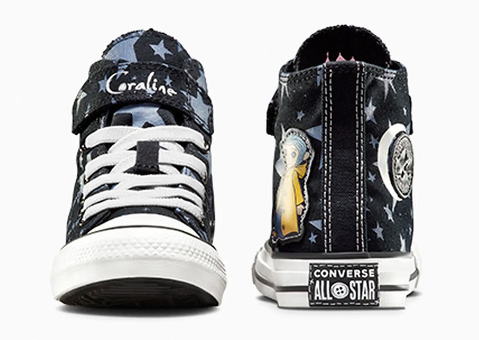 Coraline x Converse Chuck Taylor All-Star Hi EasyOn (Kids) Toe and Heel