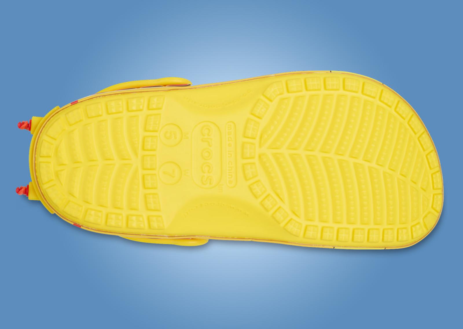 The Beatles x Crocs Classic Clog Yellow Submarine Outsole