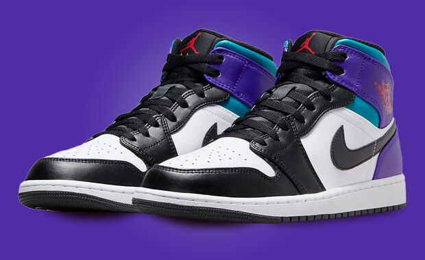 The Air Jordan 1 Mid Black Toe Grape Releases Holiday 2023