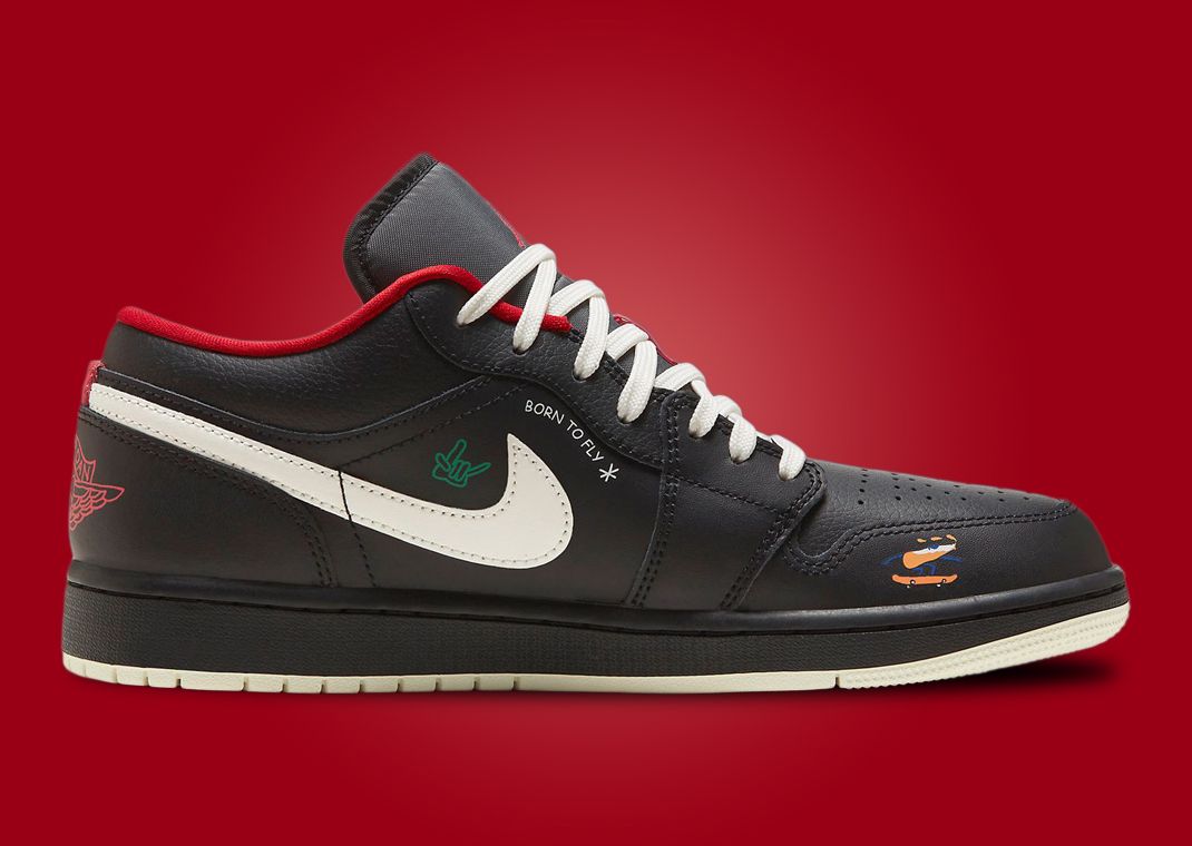 The Air Jordan 1 Low Just Skate Black Will Be Exclusive To Kids