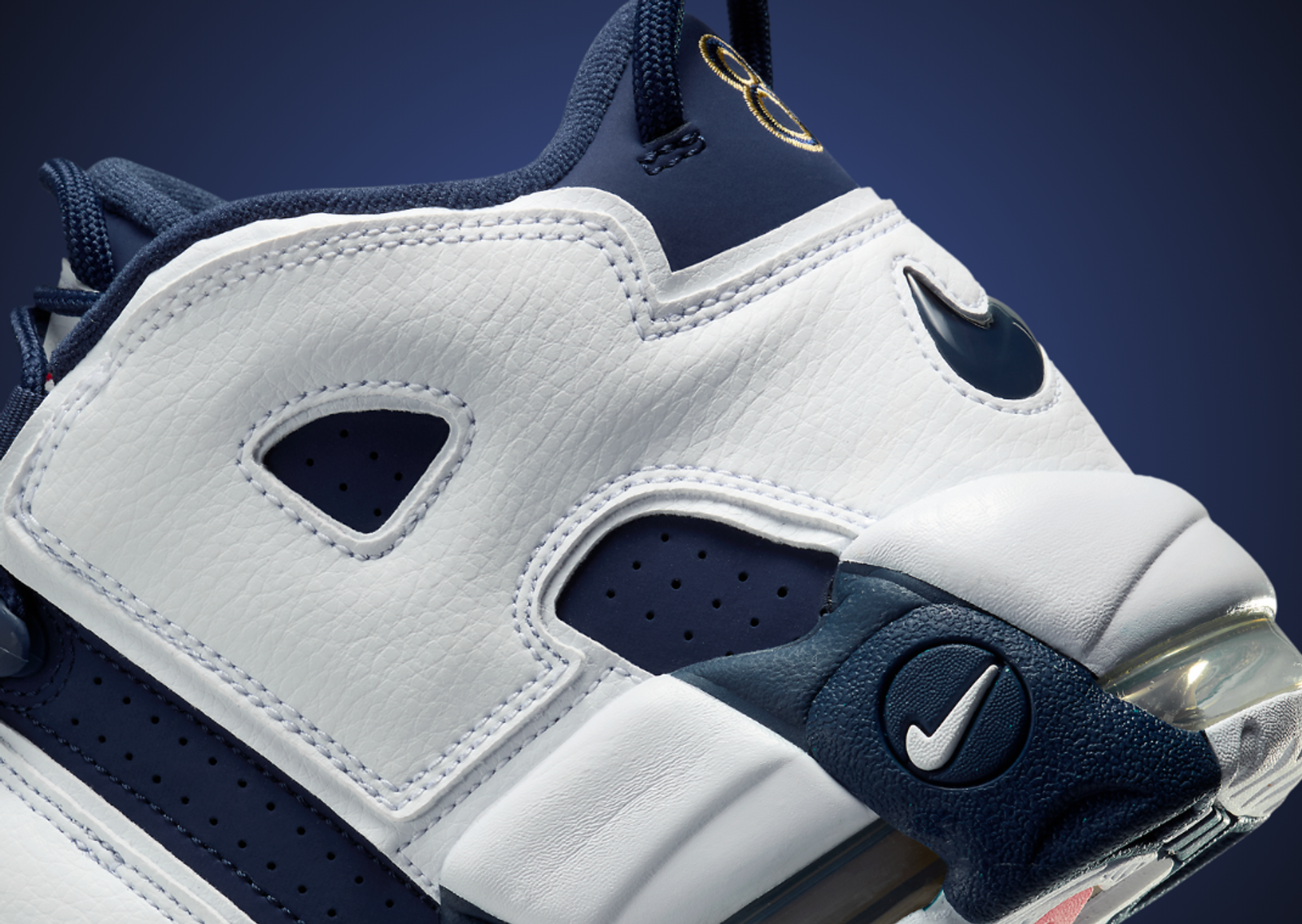 Nike Air More Uptempo Olympic Heel Detail