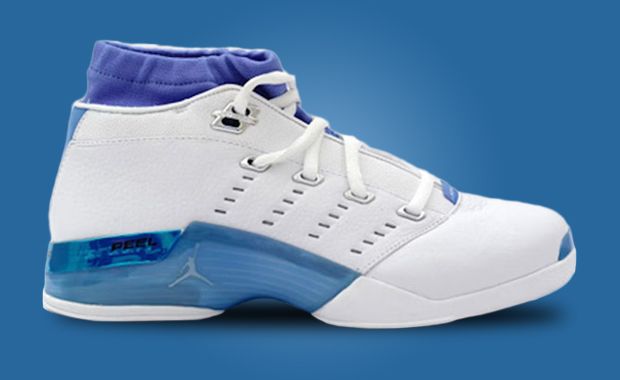 Jordan 17 cheap white and blue