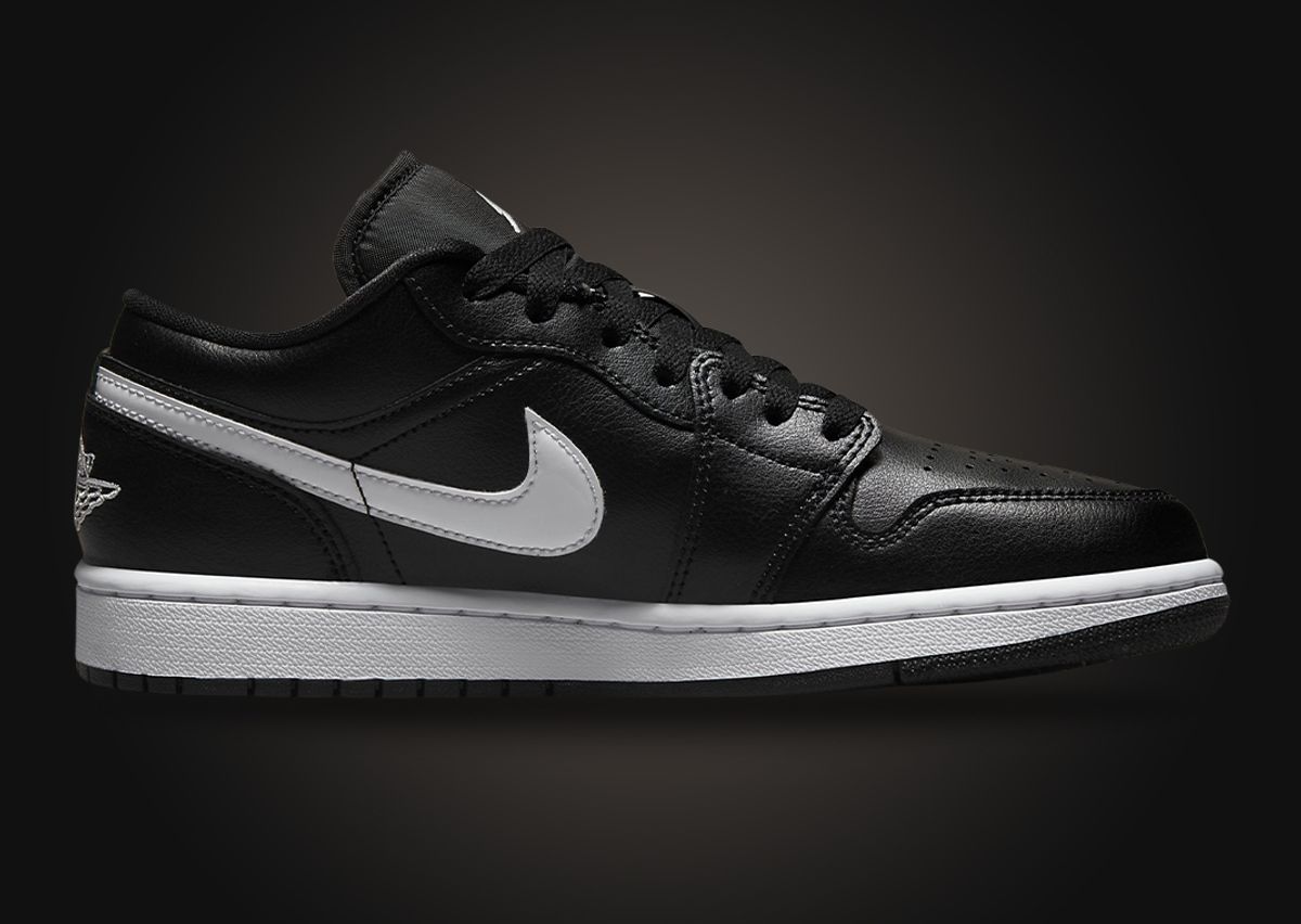 The Air Jordan 1 Low Returns In Black And White