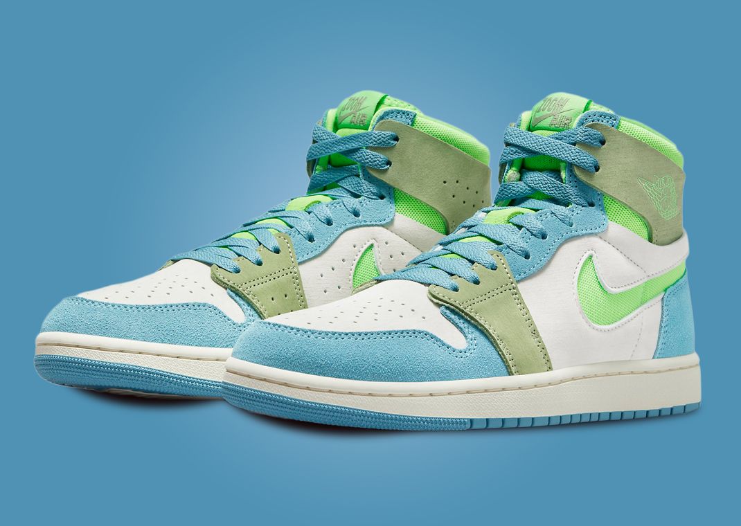 Air jordan 1 sales mid electric green