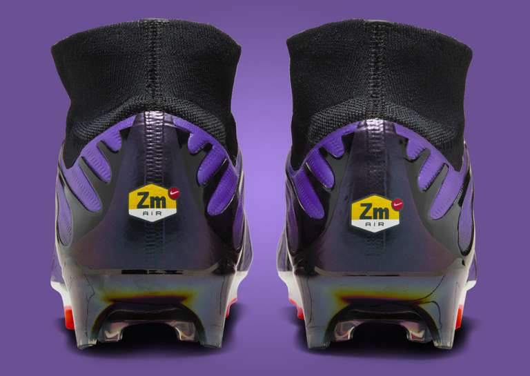 Nike Zoom Superfly 9 AM Plus FG Voltage Purple Heel