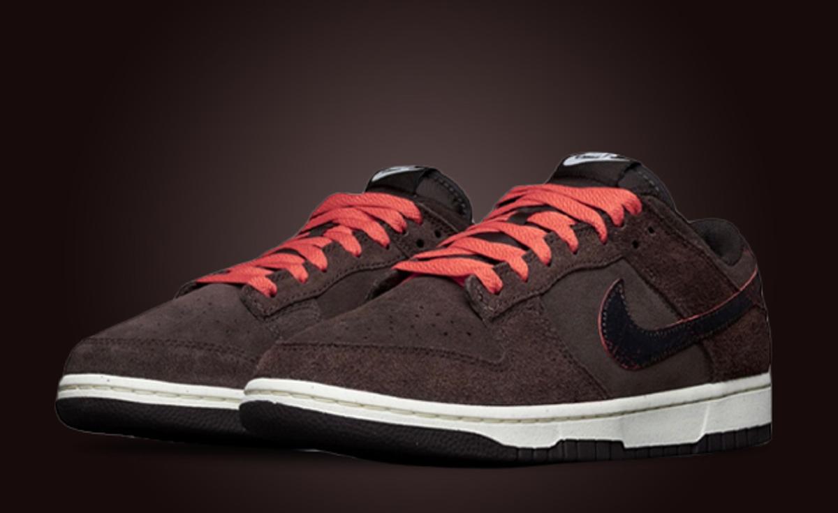 Brown Suede Covers This Nike Dunk Low