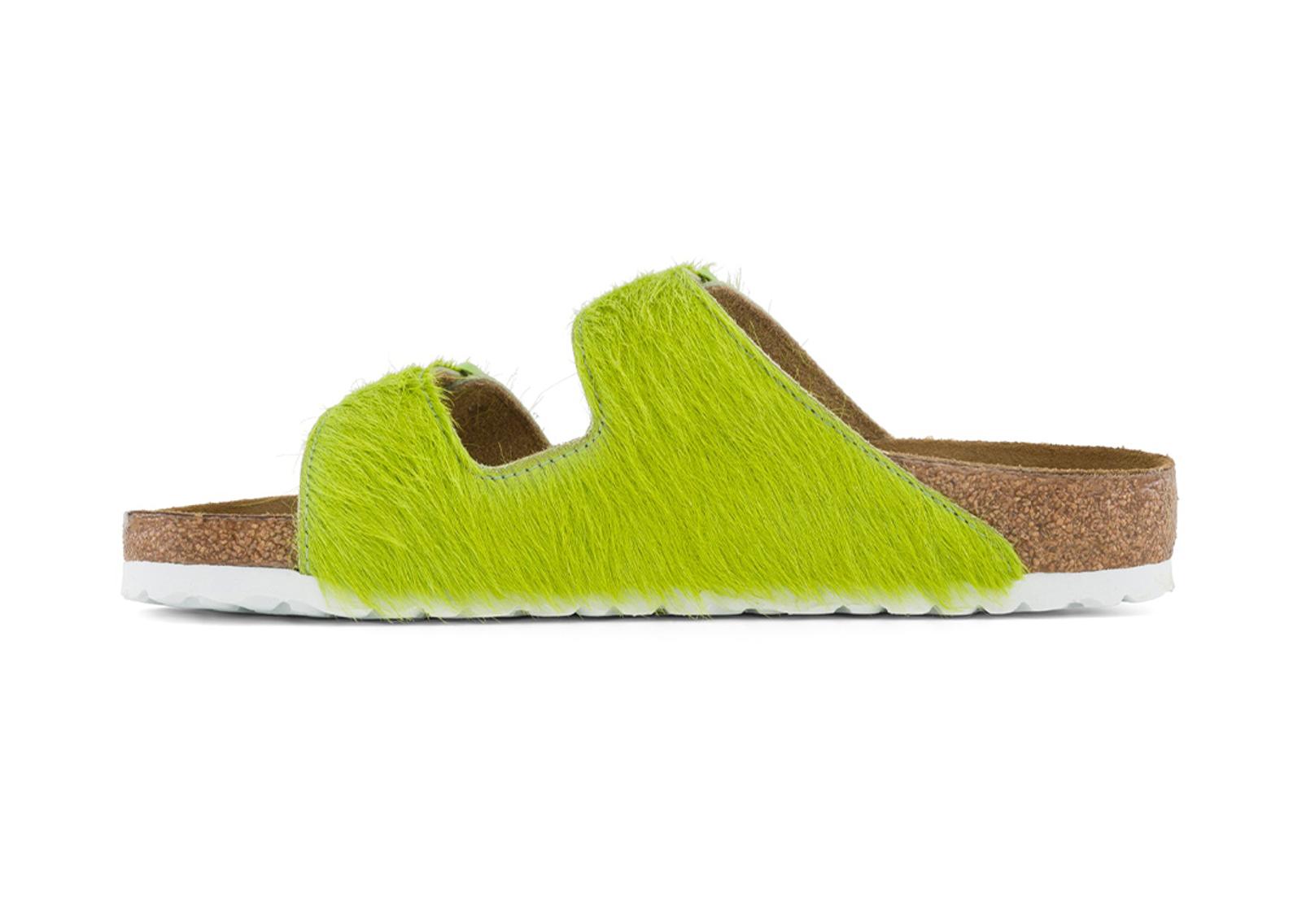 Concepts x Birkenstock Arizona Sandal Lime Green Medial