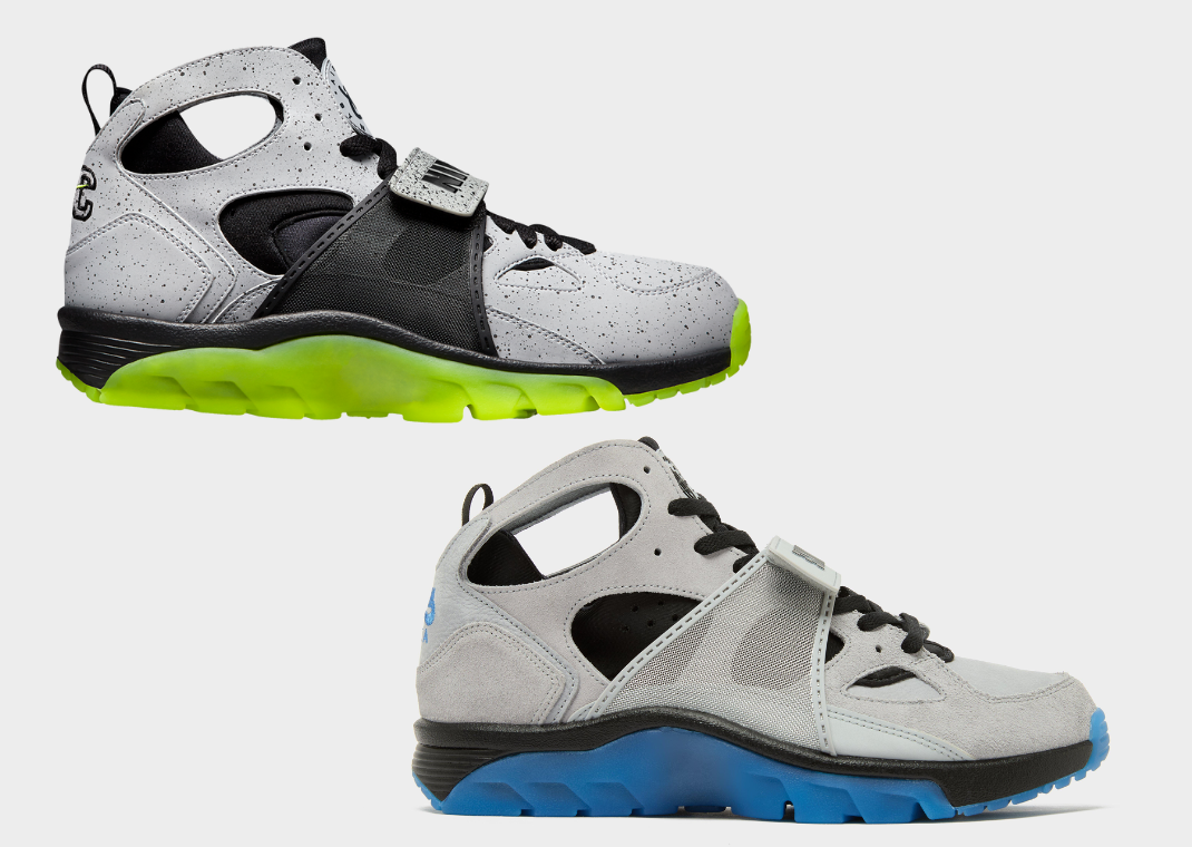 The Nike Air Trainer Huarache Wolf Grey Star Blue Releases
