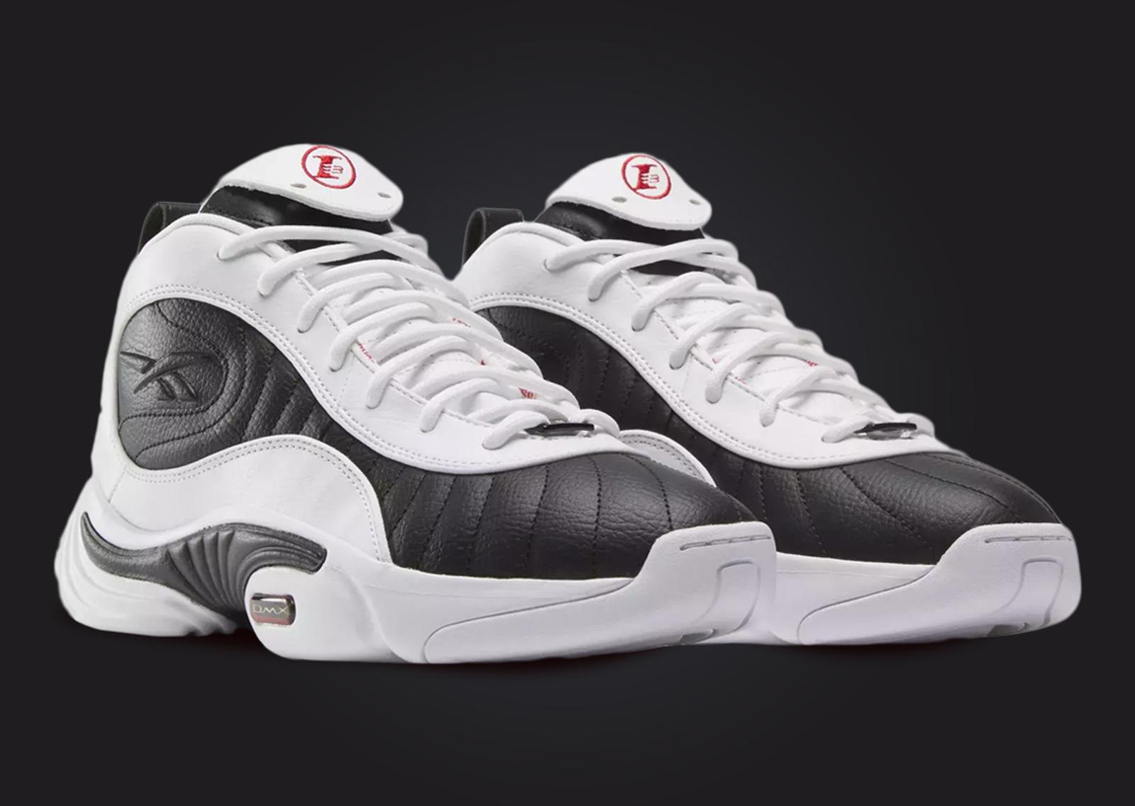 Reebok Answer III White Black Angle