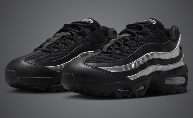 Nike Air Max 95 Big Bubble Black Metallic Silver (W)