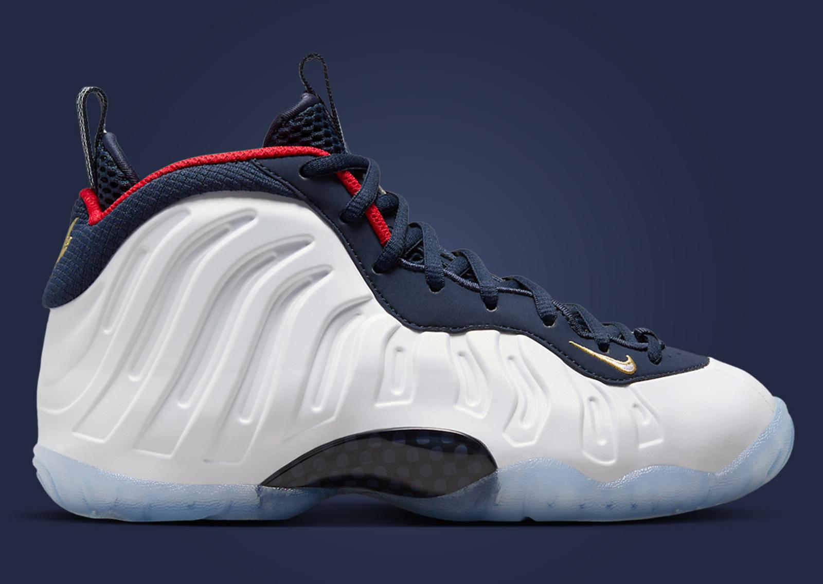 Nike Air Foamposite One Olympic (GS) Lateral