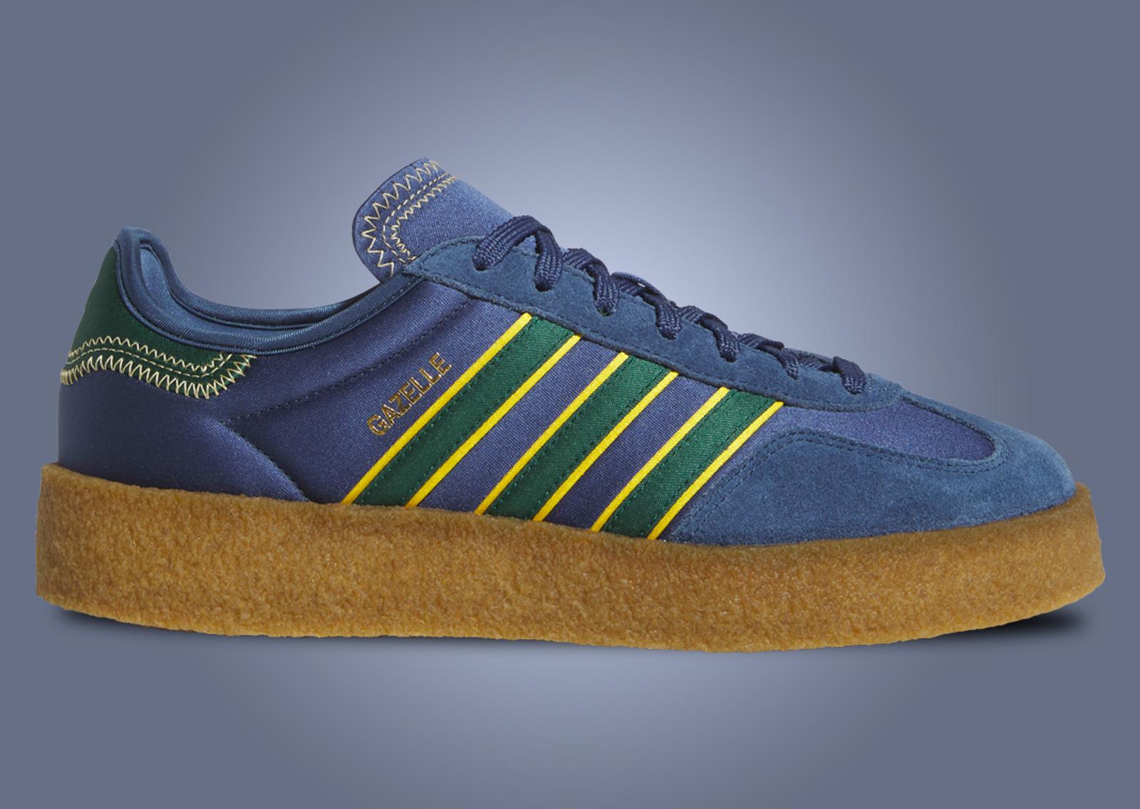 CLOT x adidas Gazelle Crepe Sole Night Marine Lateral