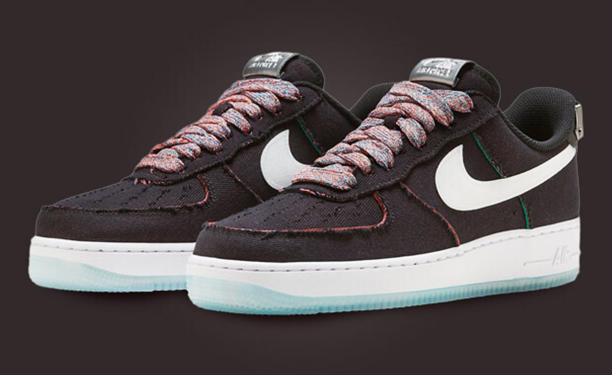 Have a Nike Day in the Nike Air Force 1 Low Black Denim