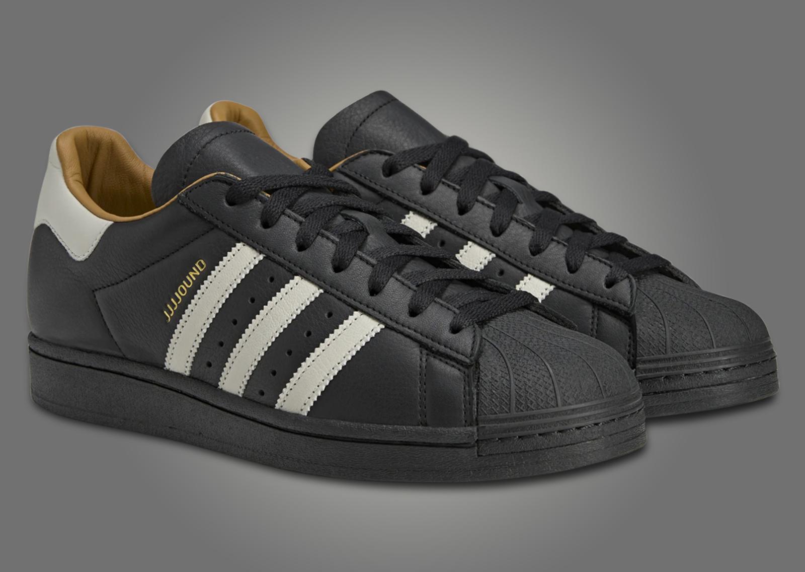 JJJJound x adidas Superstar 90 Made in Germany Black Angle