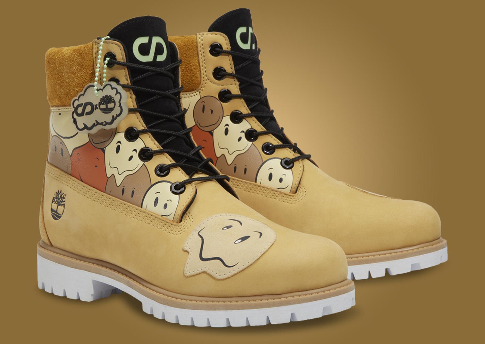 CNSTNT:DVLPMNT x Timberland 6-Inch Waterproof Boot Shades of Happiness Angle