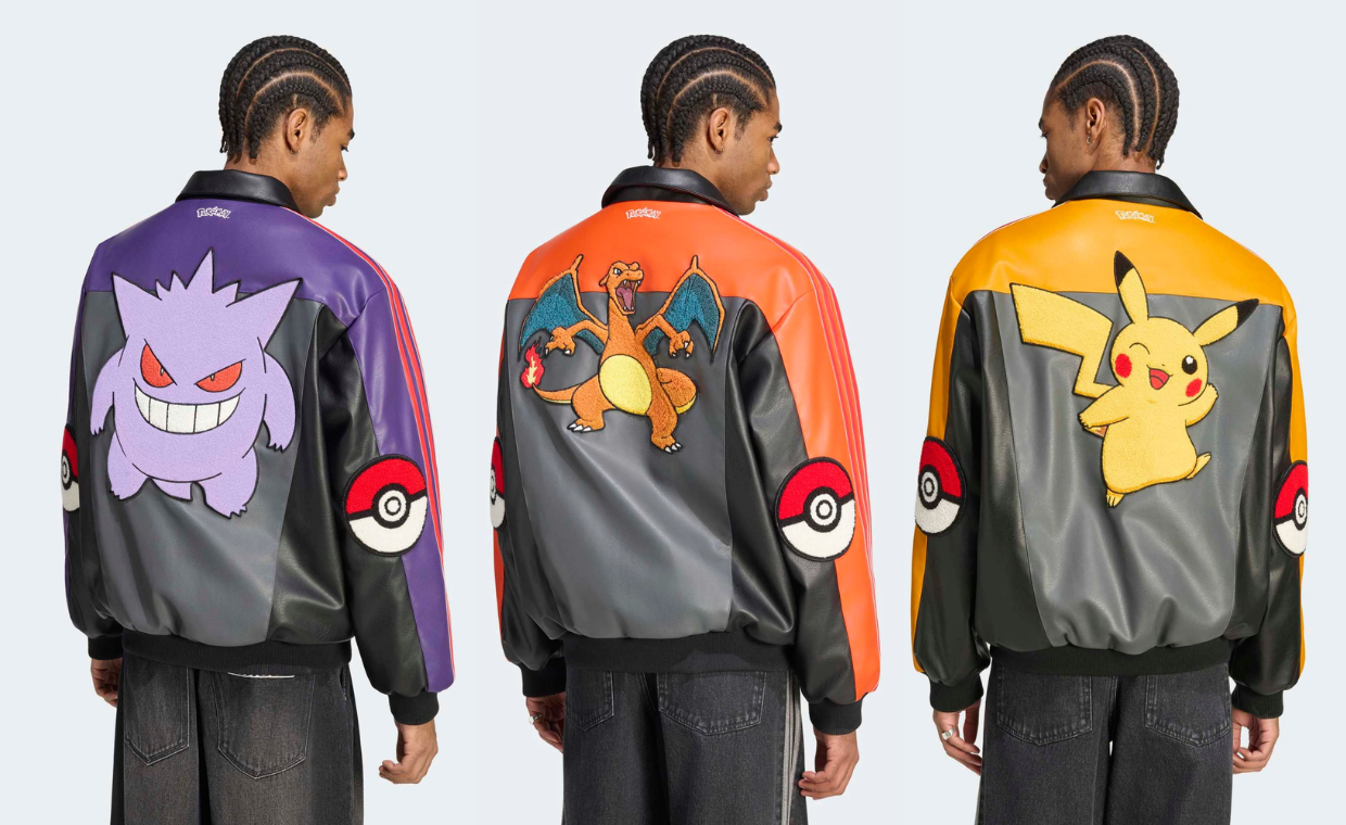Pokémon x adidas Leather Jackets