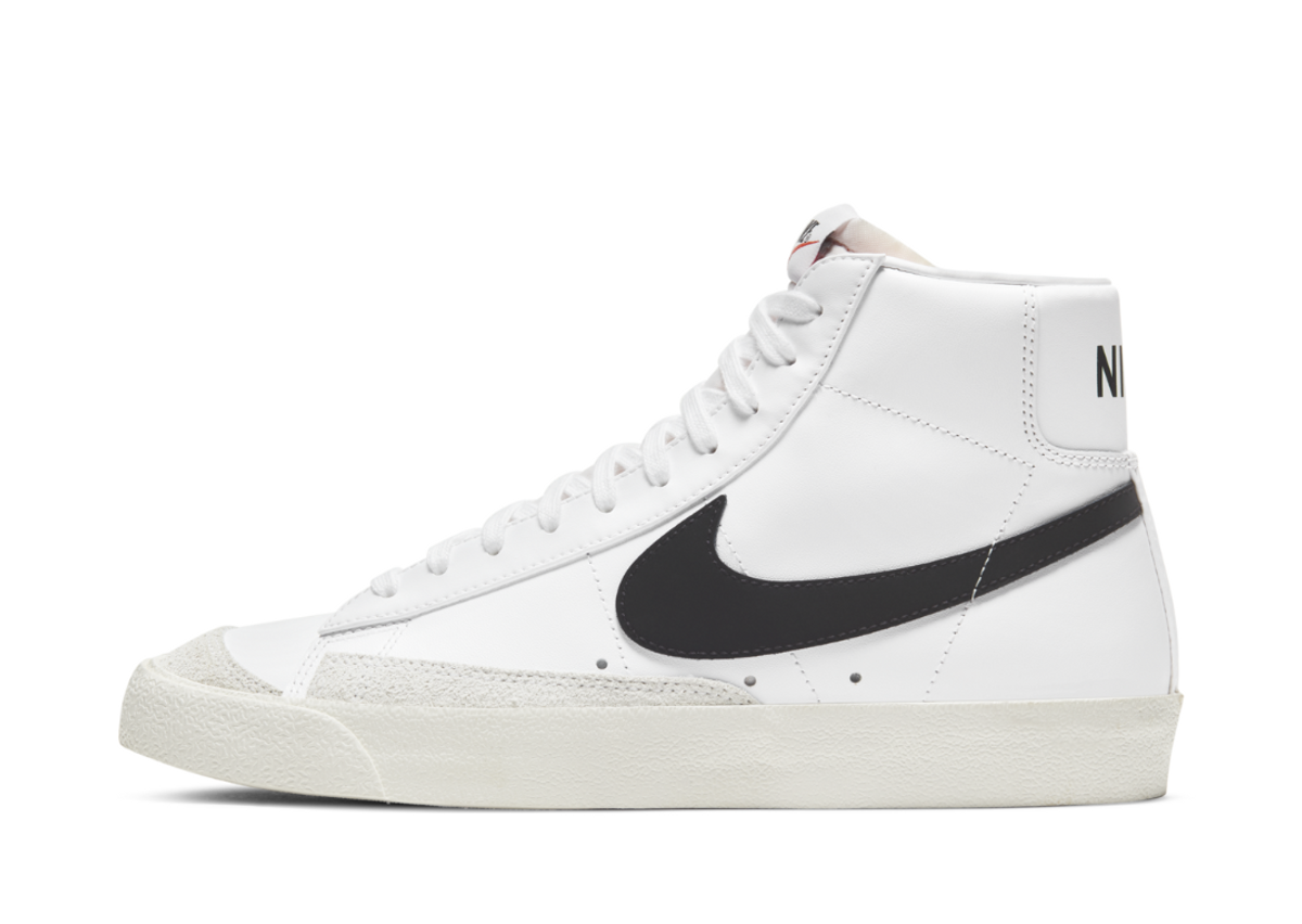 Nike Blazer Mid '77 Vintage White Black Lateral