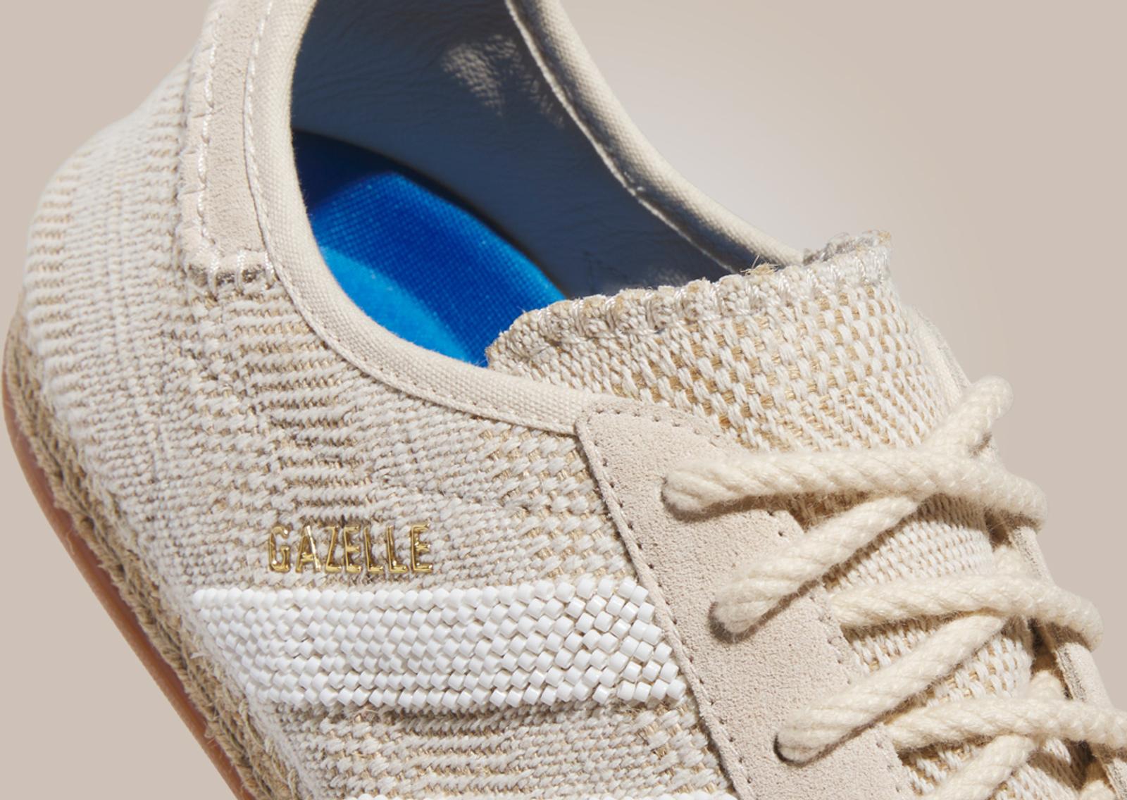 CLOT x adidas Gazelle Halo Ivory Detail