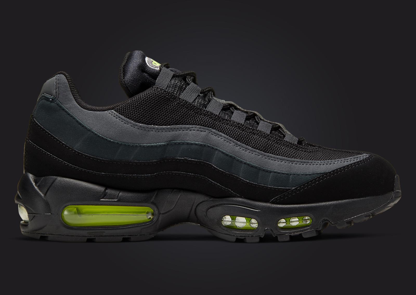 Nike Air Max 95 Retro Logo Black Volt Medial