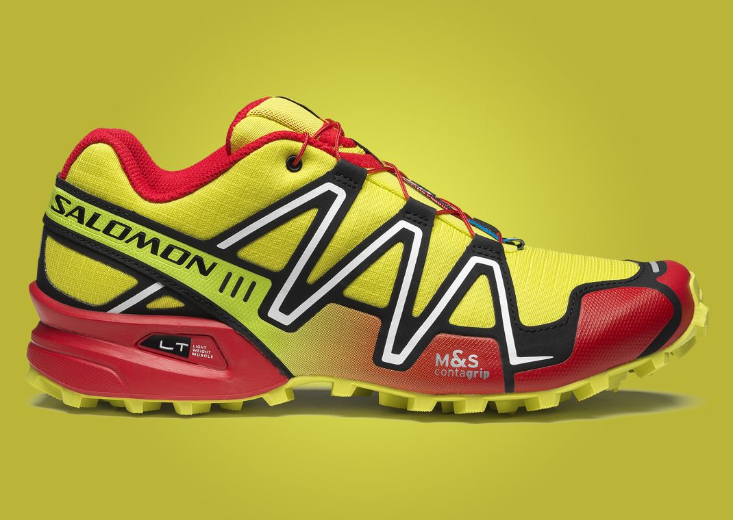 SALOMON スヒトクロス3ハネルスニカ L47493600 SULPHURSPRING Salomon Speedcross 3 