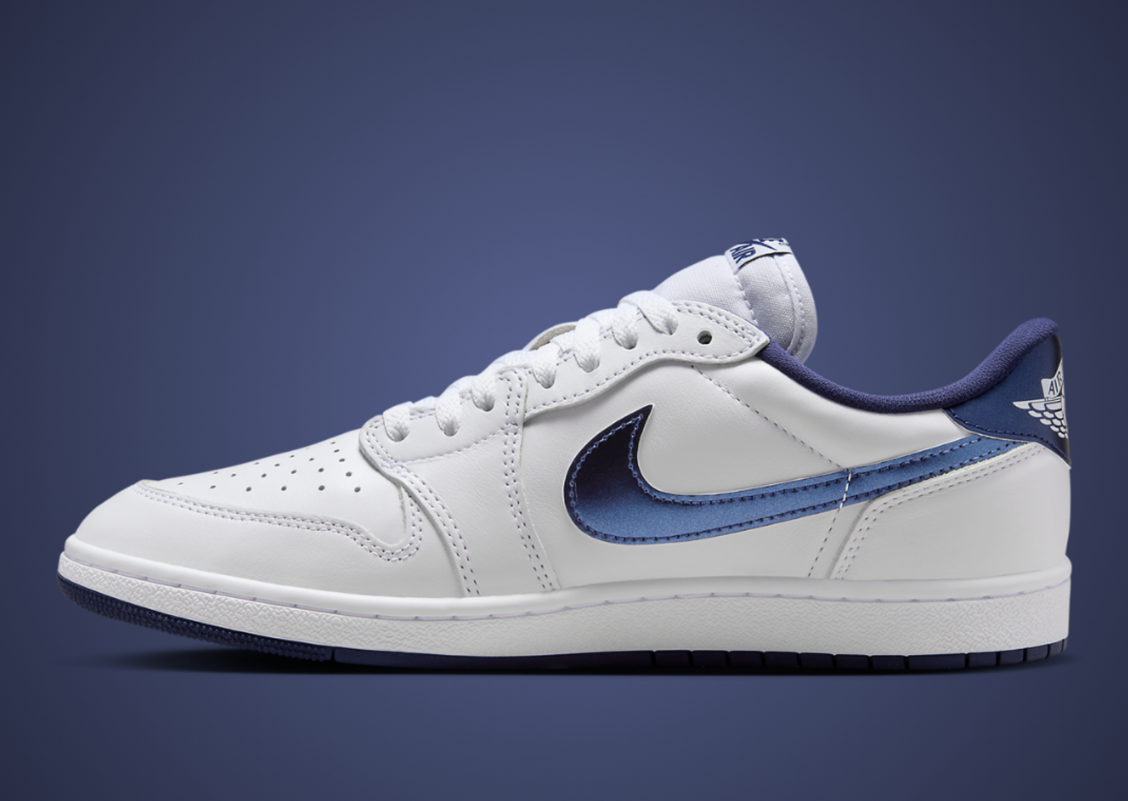 Air Jordan 1 Low 85 Metallic Navy Medial