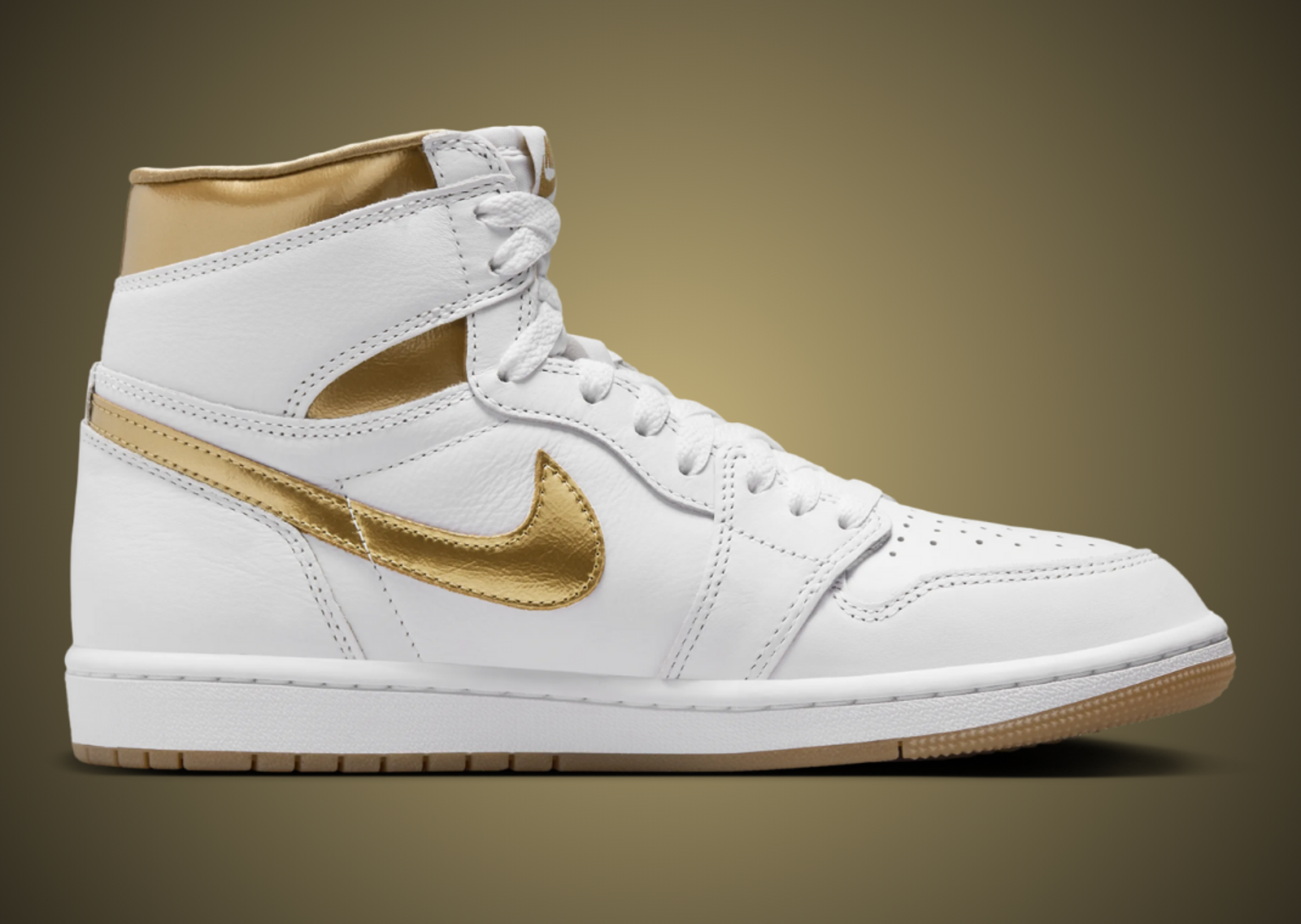 Air Jordan 1 Retro High OG Metallic Gold (W) Medial