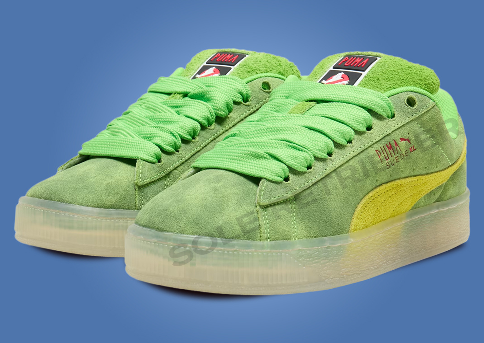 Ghostbusters x Puma Suede XL Slimer Angle