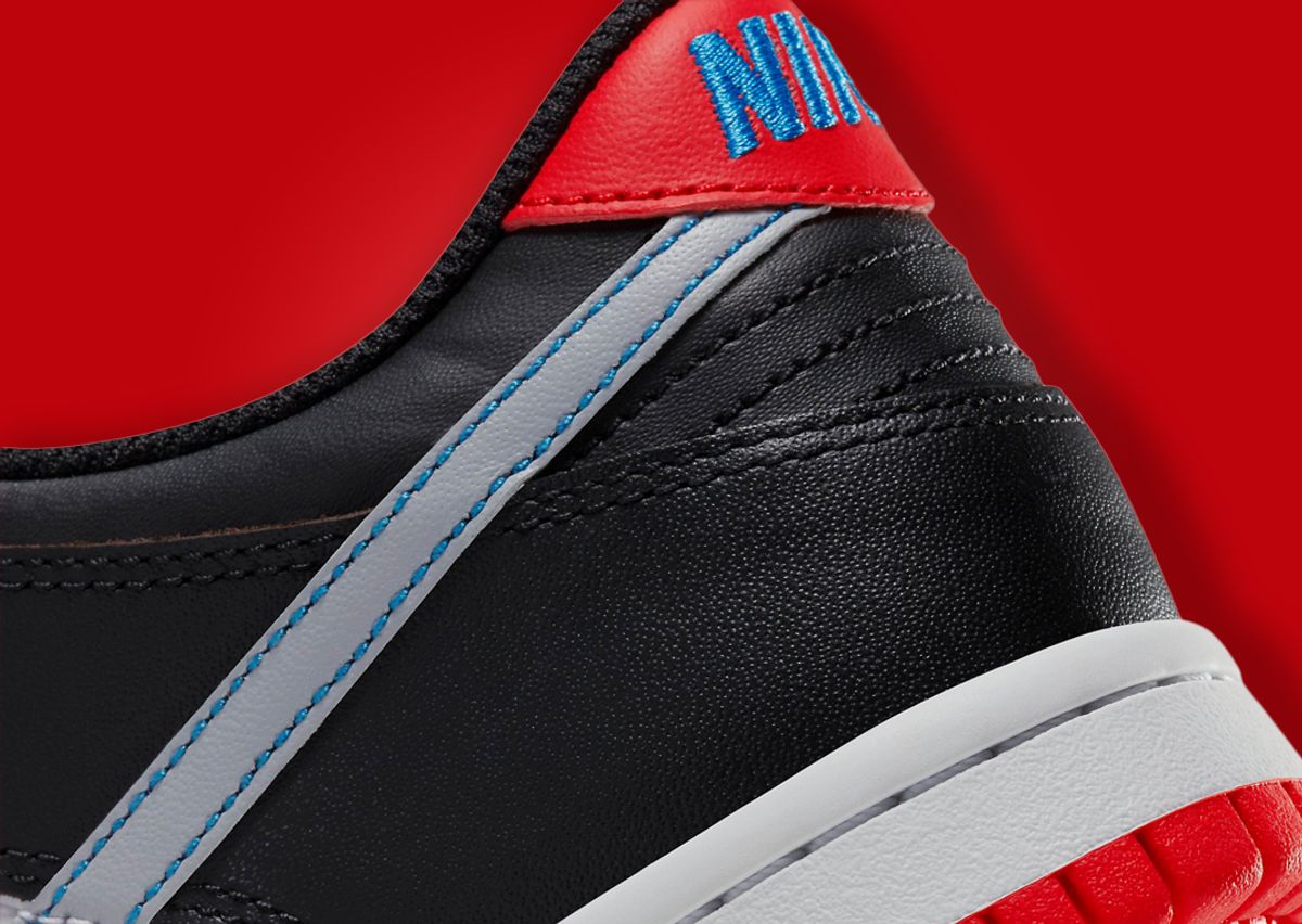 Spider Dunks Nike's Dunk Low Swings Through In A Spider-Man-Inspired Colorway