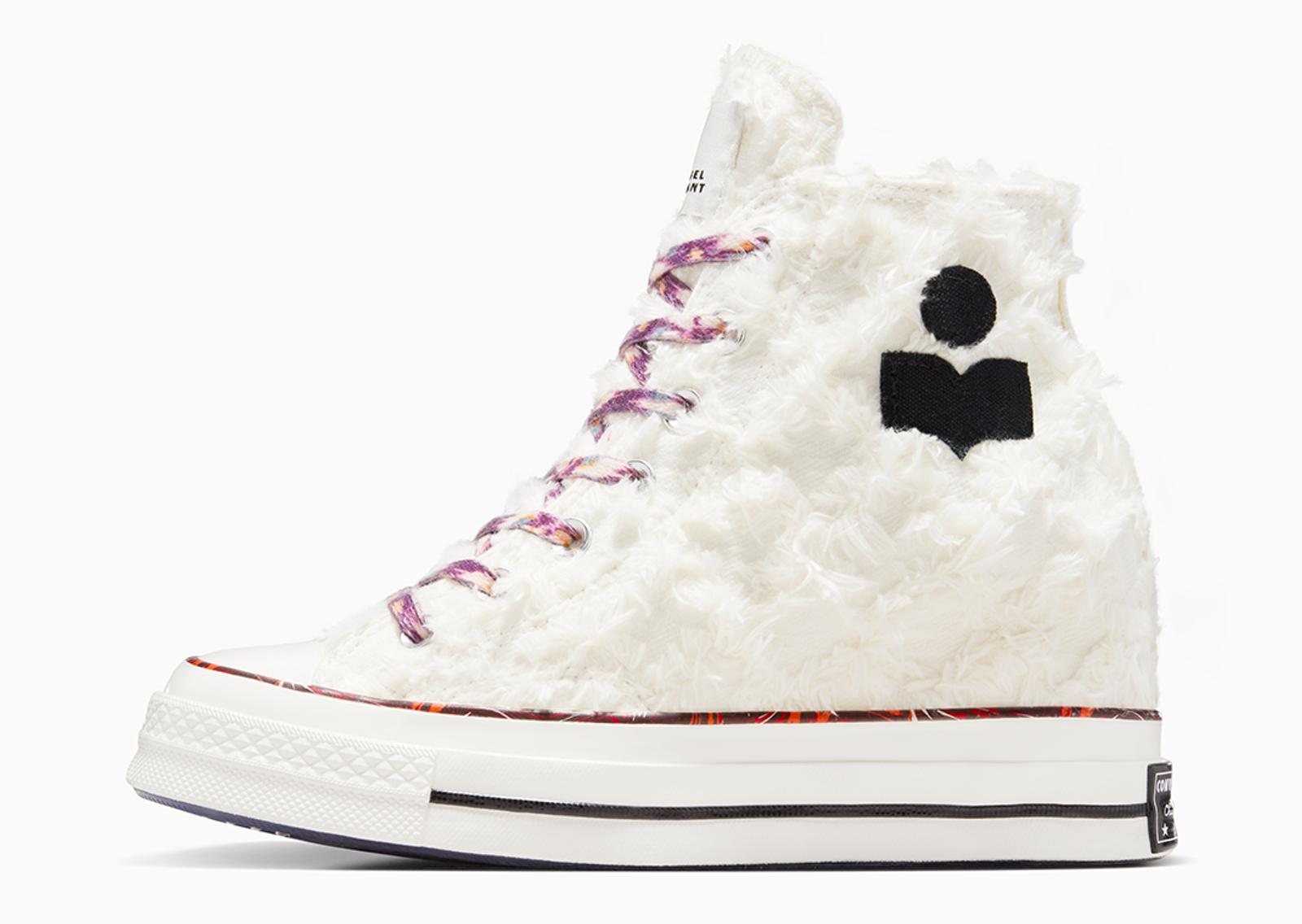 Isabel Marant x Converse Chuck 70 Internal Wedge Vanilla White Medial