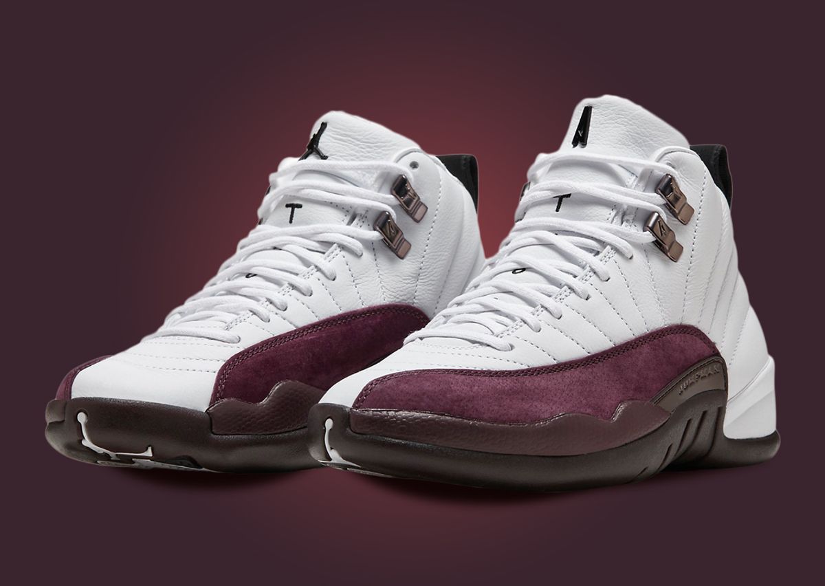 Jordan 12 burgundy suede Outlet