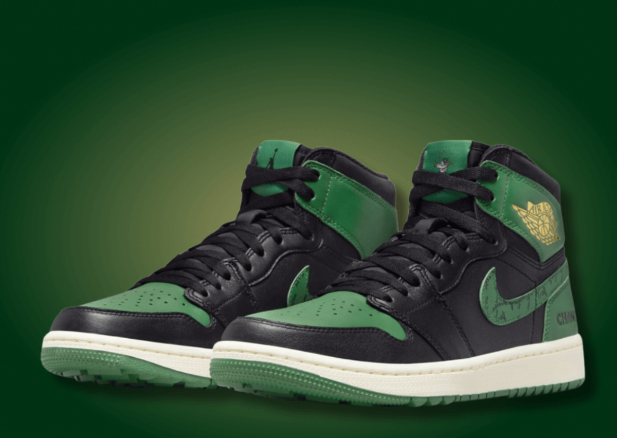 The Eastside Golf x Air Jordan 1 High Golf Black Malachite