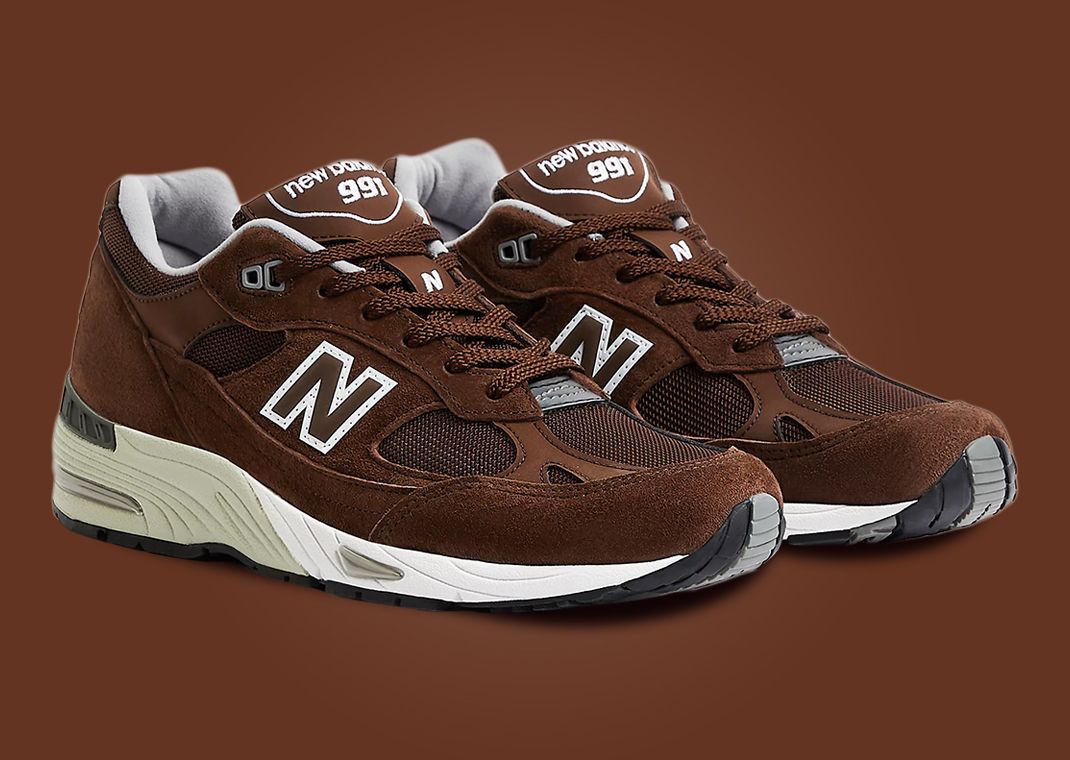 Brown Shades Cover This New Balance 991 Made In UK