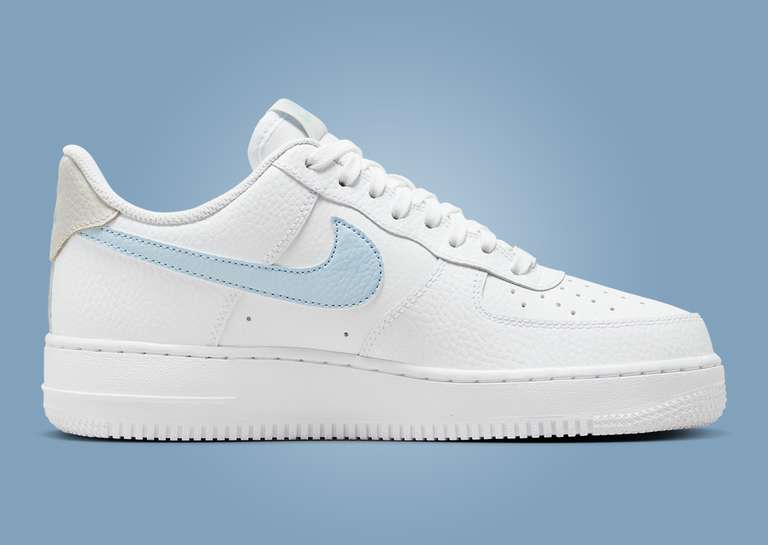 Nike Air Force 1 Low White Light Armory Blue (W) Medial