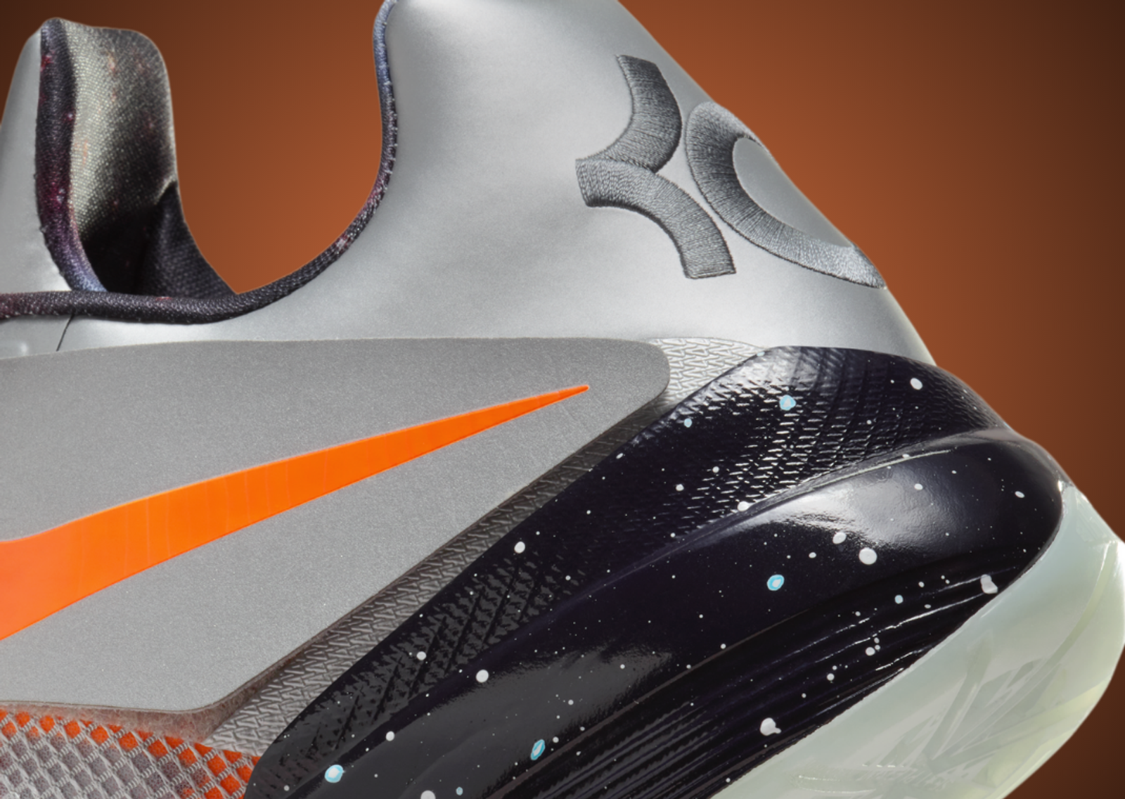 Nike KD 4 Galaxy Heel Detail