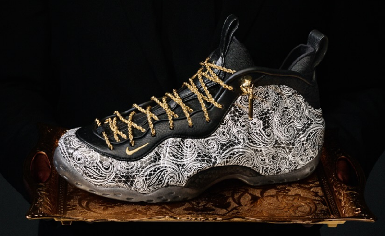 Victor Solomon x Nike Air Foamposite One White Black