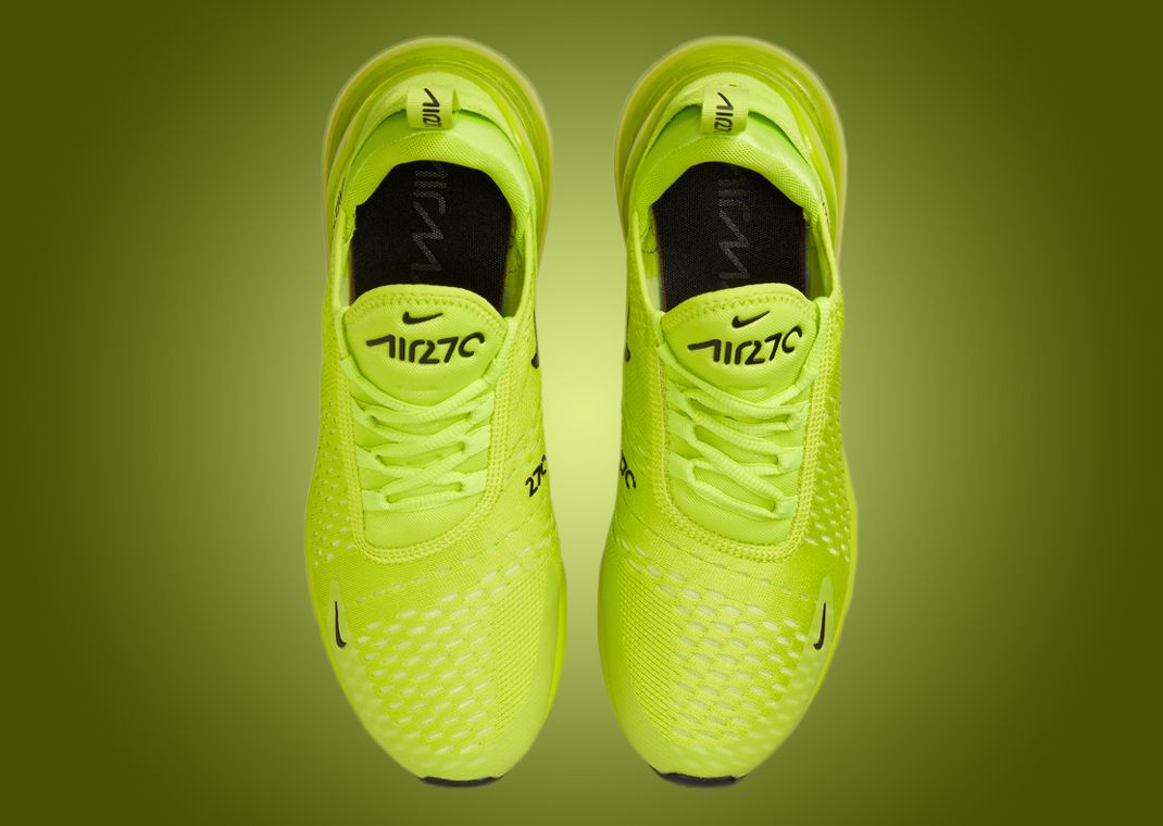 Air max 27 black clearance lime green