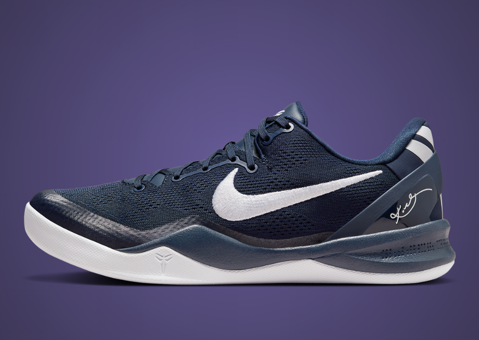 Nike Kobe 8 Protro TB College Navy  Lateral