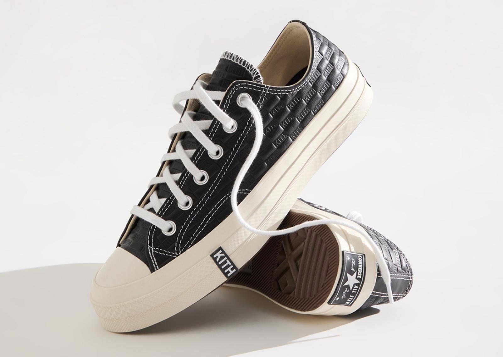 Kith Classics x Converse Chuck Taylor All Star 70 Ox Black Angle