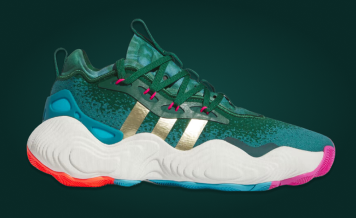 The adidas Trae Young 3 Team Dark Green Releases September