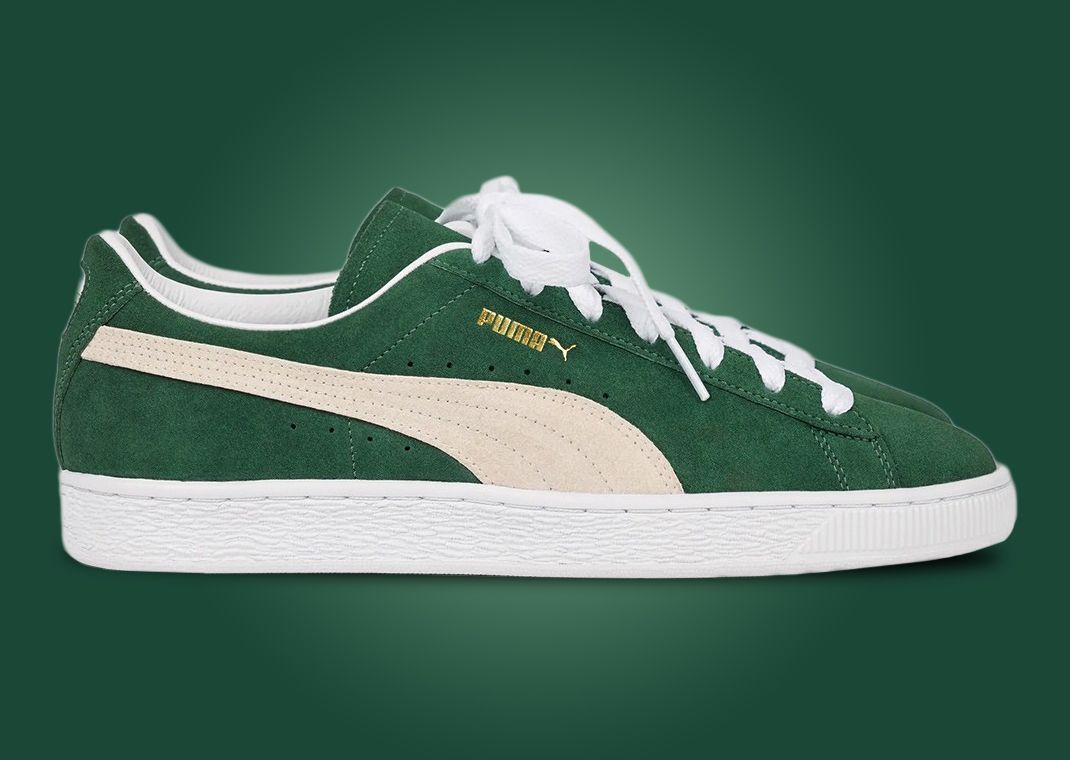 The JJJJound x Puma Suede Surfaces In A Green Colorway