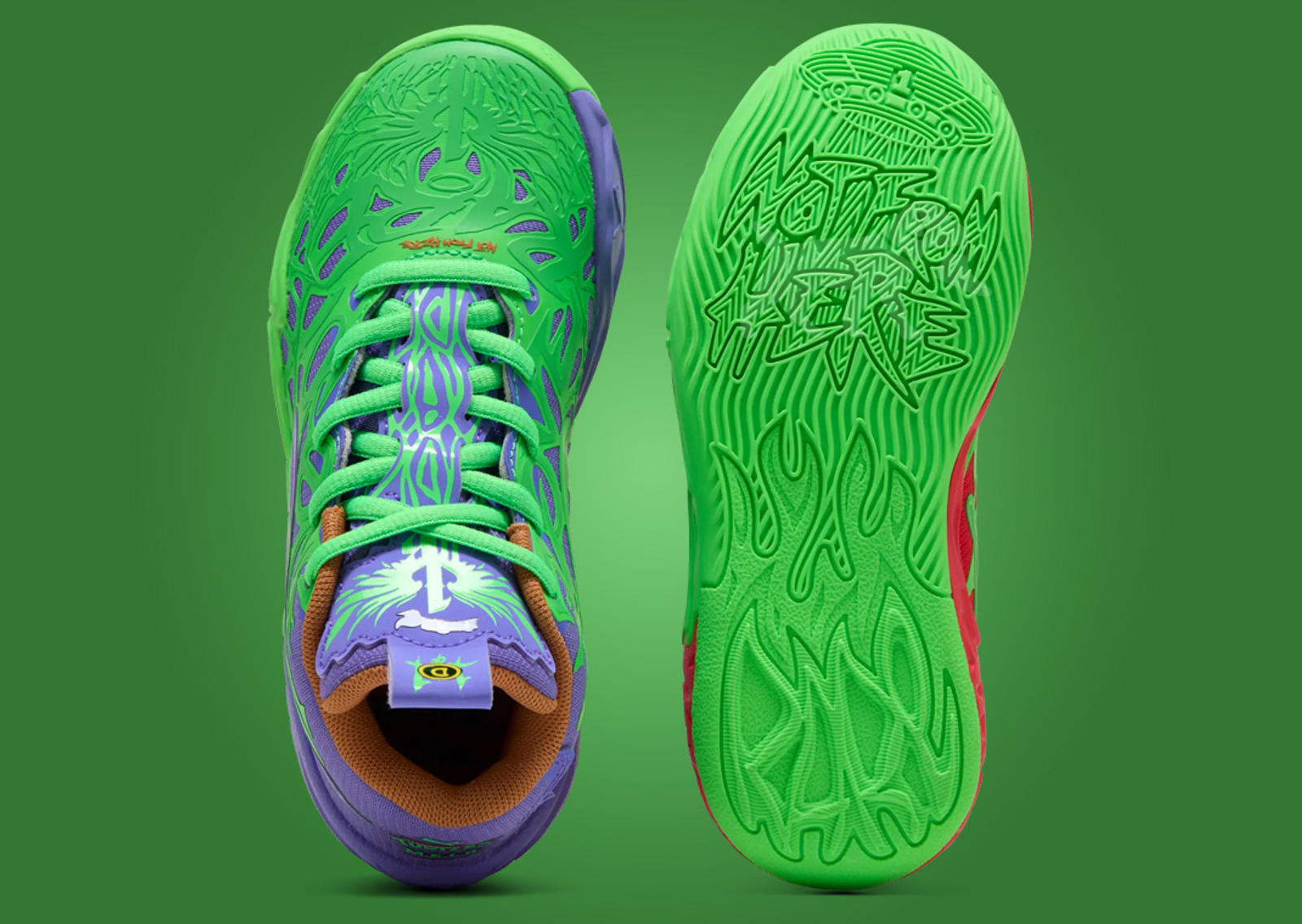 Teenage Mutant Ninja Turtles x Puma MB.04 Donatello & Raphael Top and Outsole