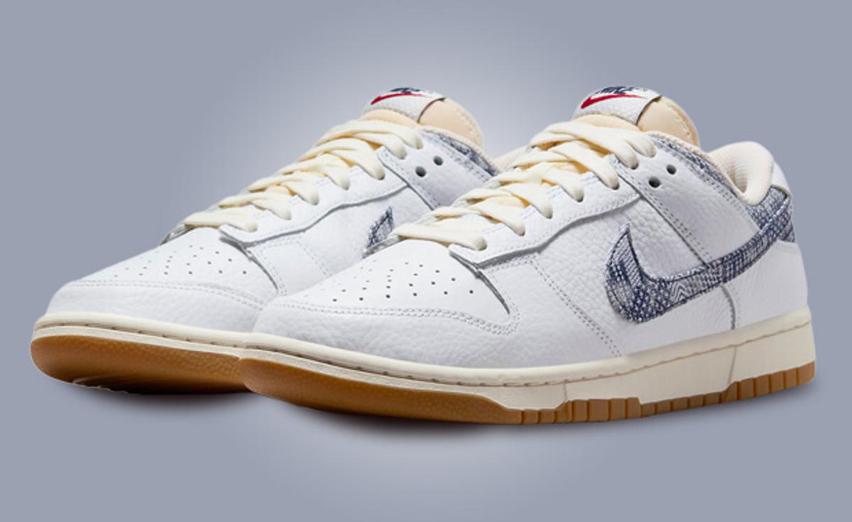 Detailed Look At The Nike Dunk Low Sail Washed Denim