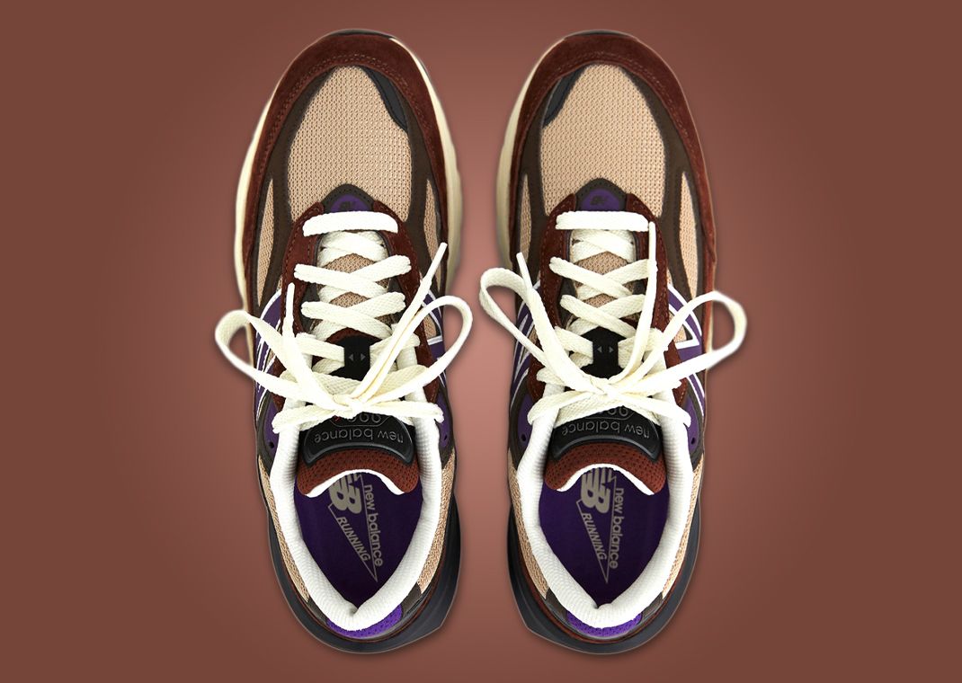 The New Balance 990v6 Made in USA Rich Oak Cosmic Grape  display picture 1
