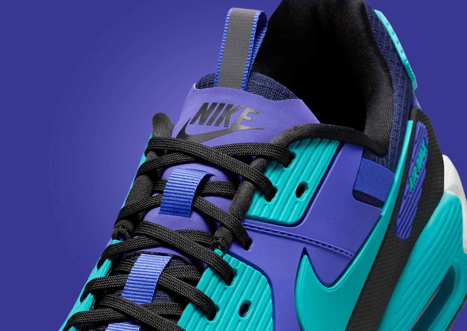 Nike Air Max 90 Drift Persian Violet Dusty Cactus Tongue