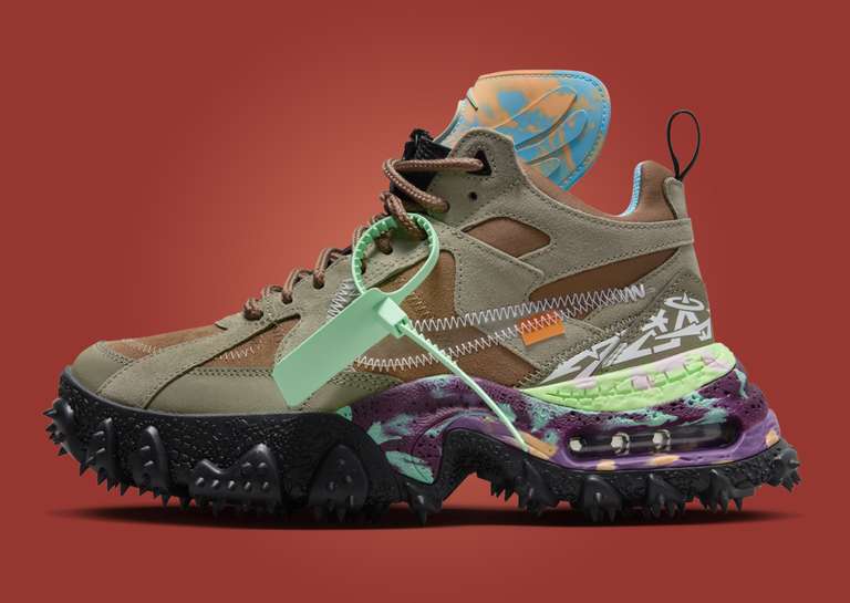 Off-White x Nike Air Terra Forma Archaeo Brown Lateral