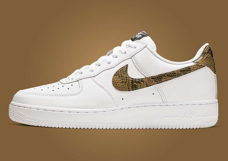 Nike Air Force 1 Low Retro Ivory Snake Lateral